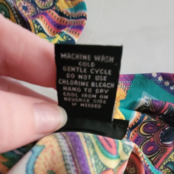 Rue21 Blue and Purple One-Shoulder Ruffled Neckline Sundress Size XL - Picture 7 of 7